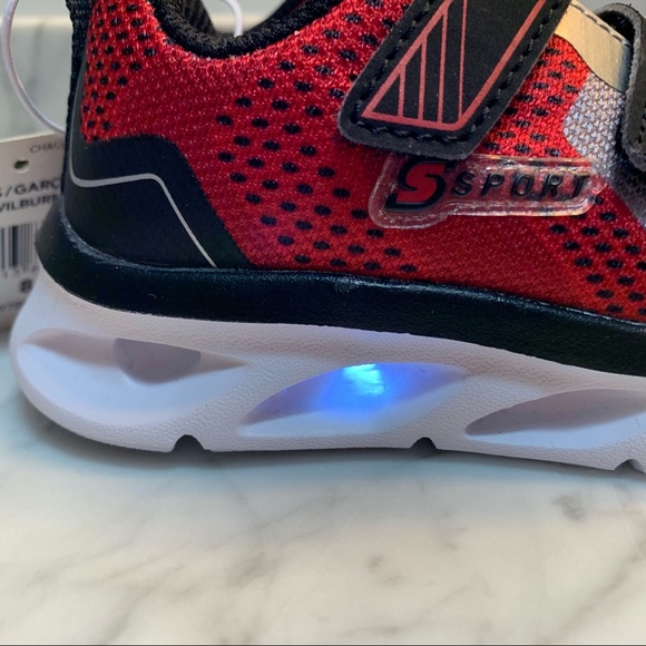 Kids S Sport by Skechers Light-Up Sneakers NEW - Picture 7 of 9